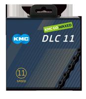 KMC ketting dlc11 black 118s waxed