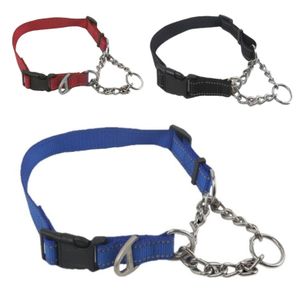 Anti trek hondenhalsband met slipketting L