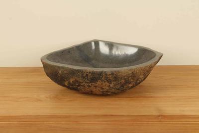 Waschbecken Flussstein RL040318, 51x42x15 cm