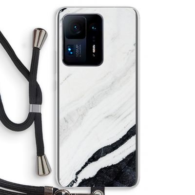 Elegante marmer: Xiaomi Mi Mix 4 Transparant Hoesje met koord