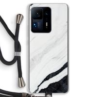 Elegante marmer: Xiaomi Mi Mix 4 Transparant Hoesje met koord
