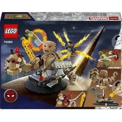 LEGO 76280 Marvel Spider-Man vs. Sandman: The Final Battle, speelgoed met superheldenminifiguren