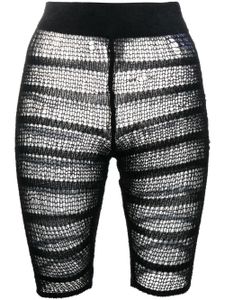 VITELLI short de cyclisme en maille ajourée - Noir
