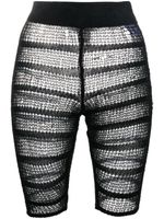 VITELLI short de cyclisme en maille ajourée - Noir VITELLI short de cyclisme en maille ajourée - Noir