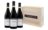 Sangrato Barolo uit topjaren in wijnkist (3 flessen)