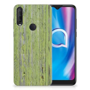 Alcatel 1S (2020) Bumper Hoesje Green Wood