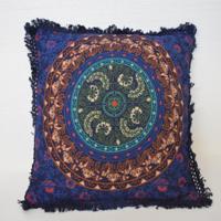 Oosters sierkussen Mandala blauw