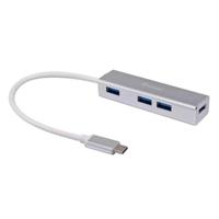 Equip Hub USB 2.0-hub 4 poorten Zilver