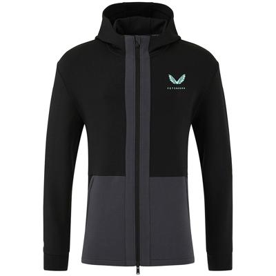 Castore Feyenoord Travel Vest 2024-2025 Zwart Donkergrijs Lichtblauw