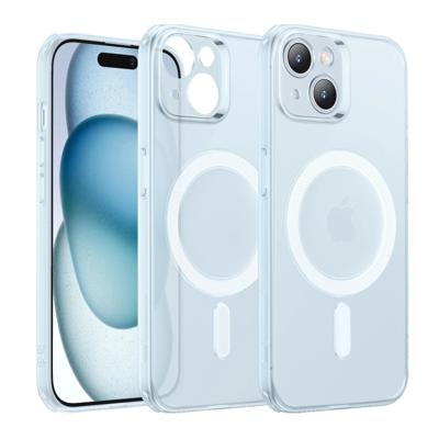 iPhone 15 Zero Clear Case (HaloLock) - Frosted Blue