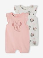 Set met 2 rompers babymeisje Disney® Minnie rozen