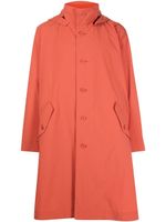 Homme Plissé Issey Miyake manteau Flip à simple boutonnière - Orange