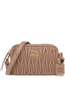 Miu Miu sac porté épaule matelassé en cuir Nappa - Tons neutres