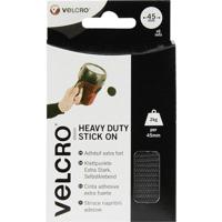 VELCRO® Klittenband punten Om vast te plakken Haak- en lusdeel, Extra sterk (Ø) 45 mm Zwart 12 stuk(s) - thumbnail