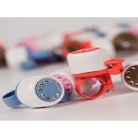 Widek bel bling-bling op kaart wit en pastelkleur assorti