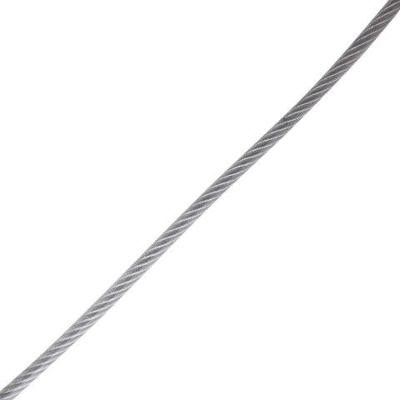 Staalkabel plast.omm 3/4,5mm p/m - Deltafix