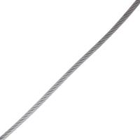 Staalkabel plast.omm 3/4,5mm p/m - Deltafix