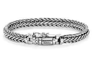 Buddha to Buddha J065 Armband Nurul XS zilver 7,5 mm