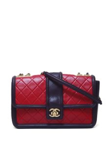 CHANEL Pre-Owned sac porté épaule matelassé à rabat (2016) - Rouge