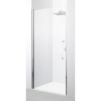 Novellini Young 2.0 1B draaideur voor nis 82/86x200cm zwart/helder y21b82-1h