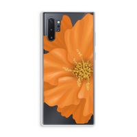 Orange Ellila flower: Samsung Galaxy Note 10 Plus Transparant Hoesje