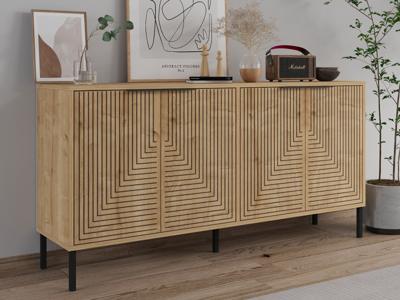 Dressoir LAUREAT 4 deuren saphire eik