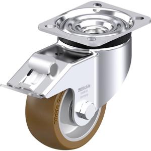 Blickle LK-ALB 101K-1-FI Plaatstalen zwenkwiel Wieldiameter: 100 mm Draagvermogen (max.): 350 kg 1 stuk(s)