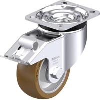 Blickle LK-ALB 101K-1-FI Plaatstalen zwenkwiel Wieldiameter: 100 mm Draagvermogen (max.): 350 kg 1 stuk(s)