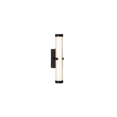Searchlight Zwarte wandlampClamp 33cm - 63124-1BK
