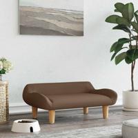 VidaXL Hondenmand 70x40x24 cm stof bruin