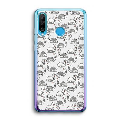 Zwanen: Huawei P30 Lite Transparant Hoesje