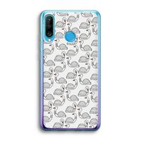 Zwanen: Huawei P30 Lite Transparant Hoesje