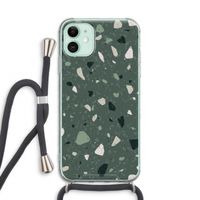 Terrazzo N°19: iPhone 11 Transparant Hoesje met koord