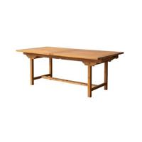 Tikamoon - Rechthoekige tuintafel massief acaciahout met verlengblad Tikamoon - Rechthoekige tuintafel massief acaciahout met verlengblad