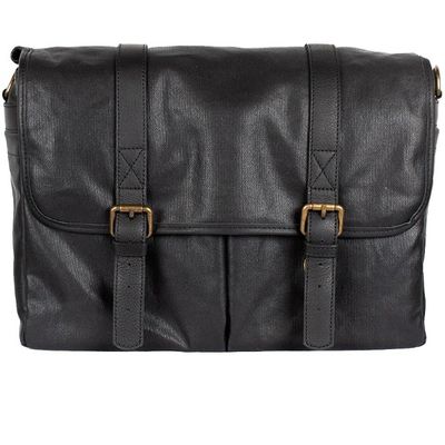 Bronkey Roma canvas messenger bag black Limited Edition