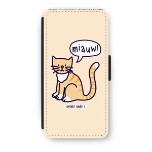 Miauw: iPhone 8 Flip Hoesje