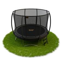 Avyna Trampoline met Veiligheidsnet Pro-Line - ø 365 cm (12ft) - HD Plus Beschermrand - Grijs