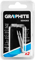 graphite hss frees 1.4 mm trapezium schacht 3.2 mm 2 stuks 55h065 - thumbnail
