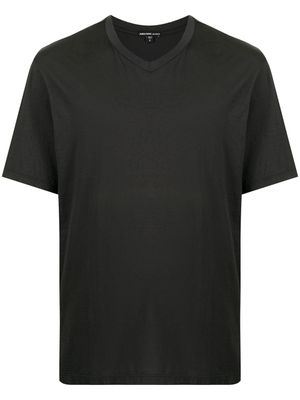 James Perse t-shirt à col v - Gris