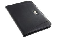 Schrijfmap rillstab excellent de luxe a4 lederl zw