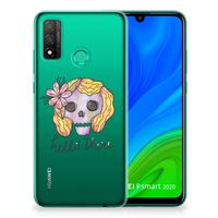 Silicone Back Case Huawei P Smart 2020 Boho Skull - thumbnail