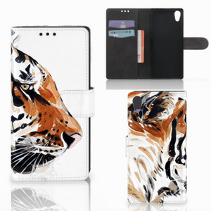 Hoesje Sony Xperia XA1 Watercolor Tiger