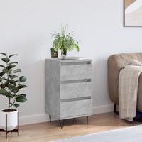 Dressoir 40x35x70 cm bewerkt hout betongrijs