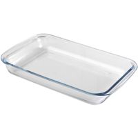 Chef Traiteur Ovenschaal van borosilicaat glas - rechthoek - 3 Liter - 39 x 23 x 5 cm - thumbnail