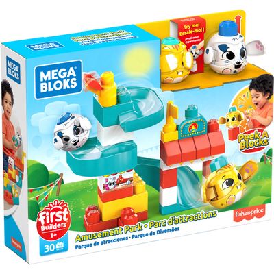 Mattel Peek a Blocks - Pretpark Constructiespeelgoed