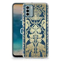 Nokia G22 TPU Case Beige Flowers - thumbnail