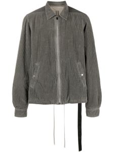 Rick Owens DRKSHDW veste DRKSHDW en velours côtelé - Gris