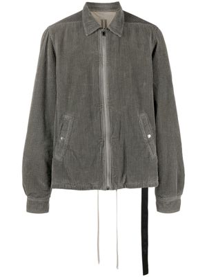 Rick Owens DRKSHDW veste DRKSHDW en velours côtelé - Gris