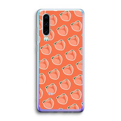Just peachy: Huawei P30 Transparant Hoesje