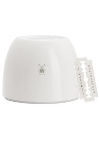 Muhle dispenser voor double edge scheermesjes porselein